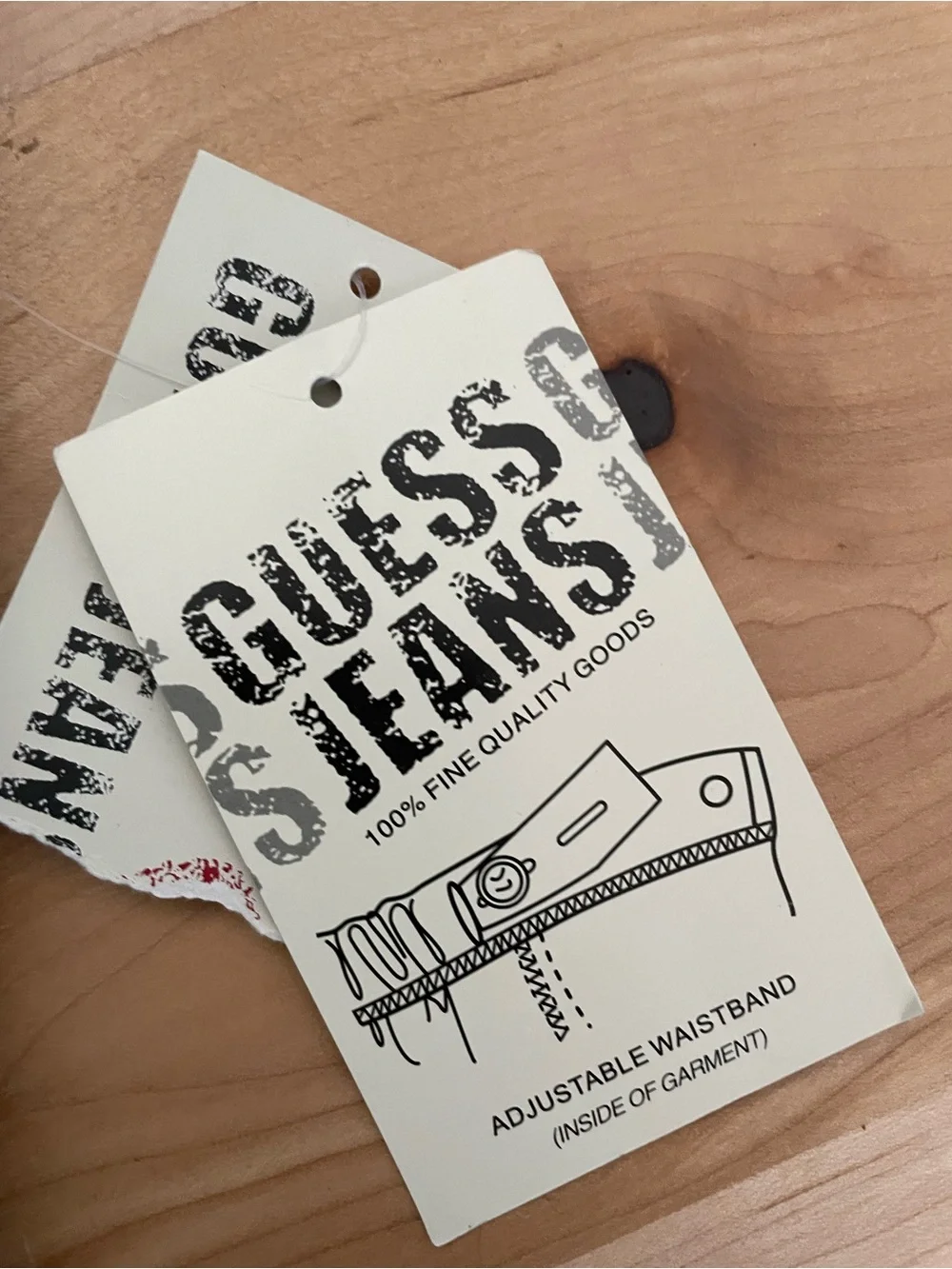 NWT Guess Premium Cliff Boot Cut Jeans Boys 4T Distressed Dark Wash